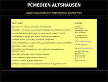 Tablet Screenshot of pcmedien.de